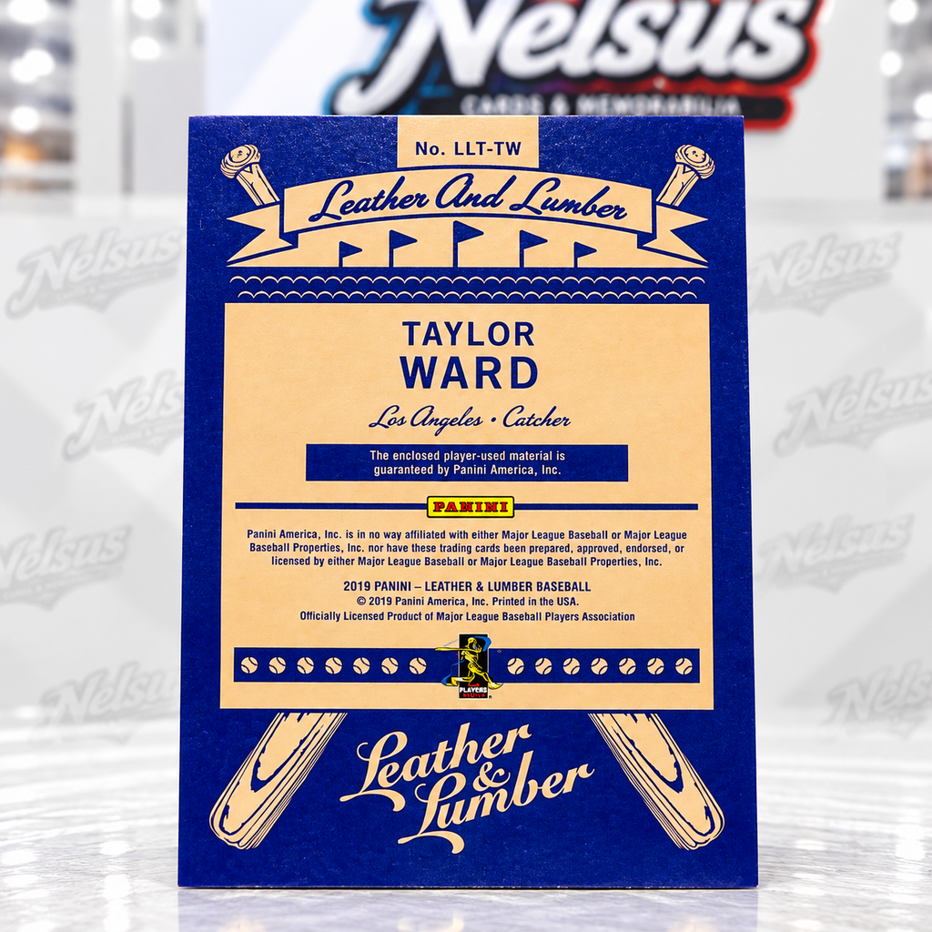 Tarjeta Taylor Ward • Insert Leather & Lumber Materials • Reliquia Triple Patch