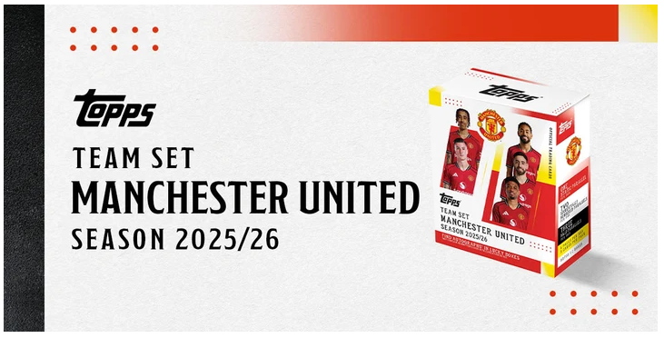 Caja Manchester United Team Set Soccer Cards 2025-26 TOPPS
