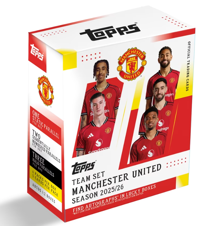 Caja Manchester United Team Set Soccer Cards 2025-26 TOPPS