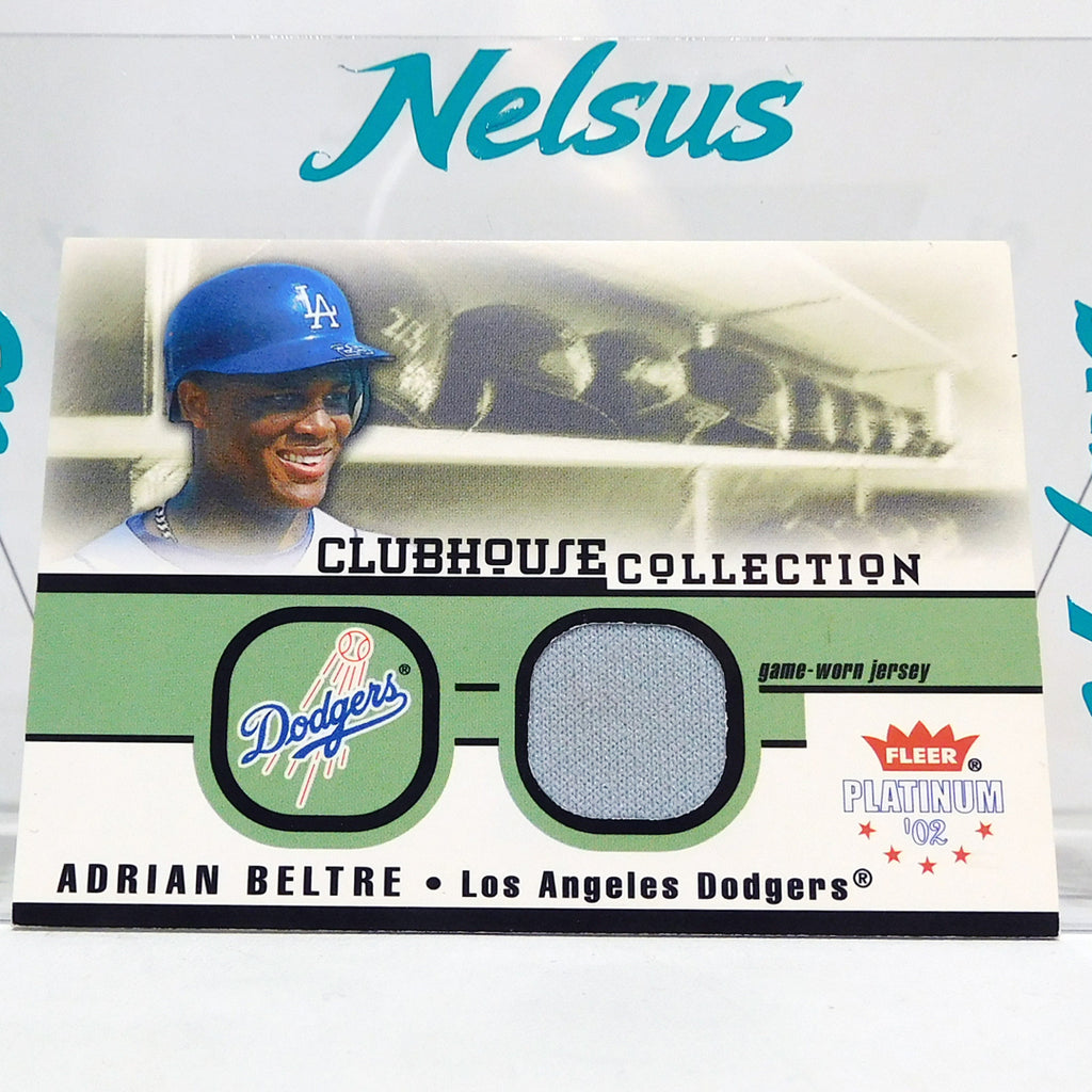 Tarjeta Adrian Beltré • Los Angeles Dodgers • Fragmento de jersey usado en juego