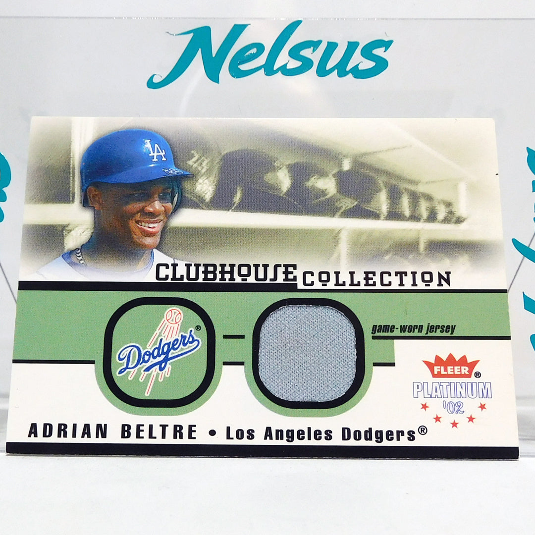 Tarjeta Adrian Beltré • Los Angeles Dodgers • Fragmento de jersey usado en juego