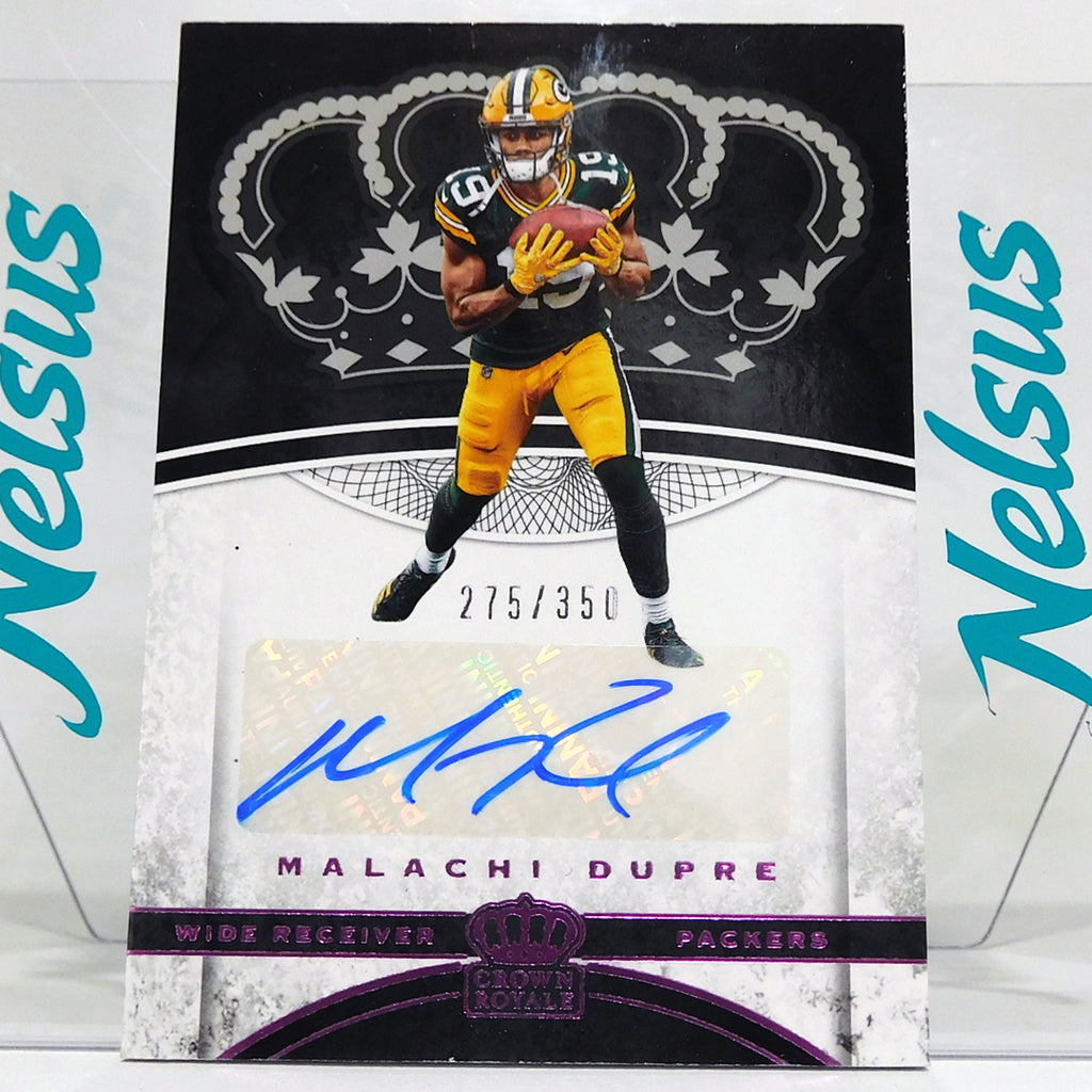 Tarjeta Malachi Dupre • Rookie Autographs Pink • Numerada 275/350