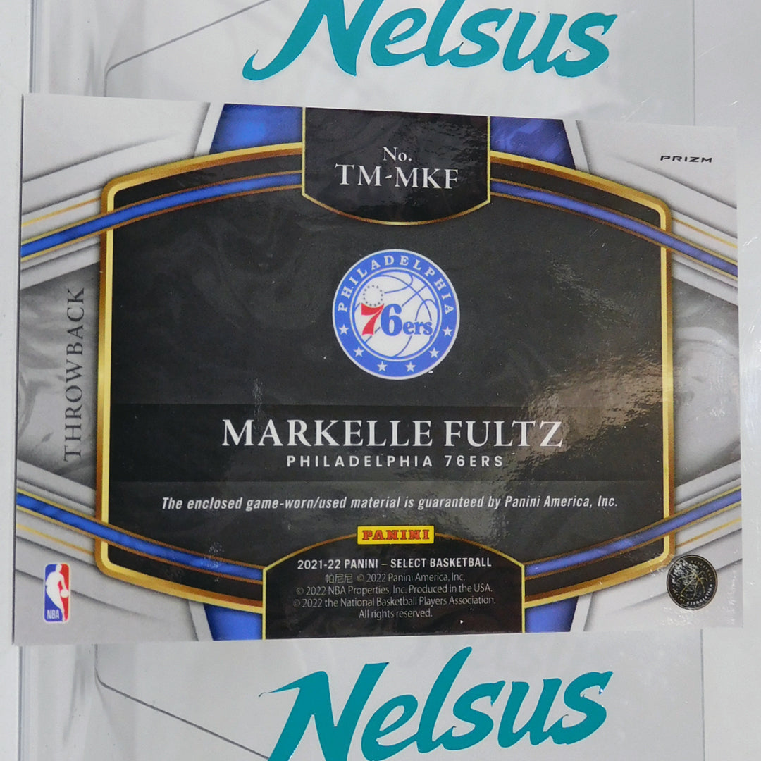 Tarjeta Markelle Fultz • Patch Jersey • Philadelphia 76ers
