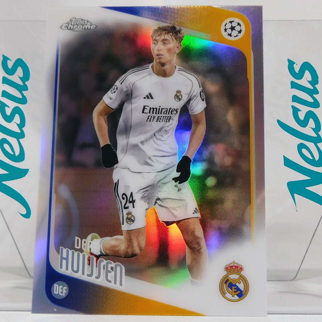 Tarjeta Dean Huijsen • Refractor • Real Madrid