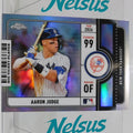 Tarjeta Aaron Judge • Insert Big Ticket Refractor • New York Yankees