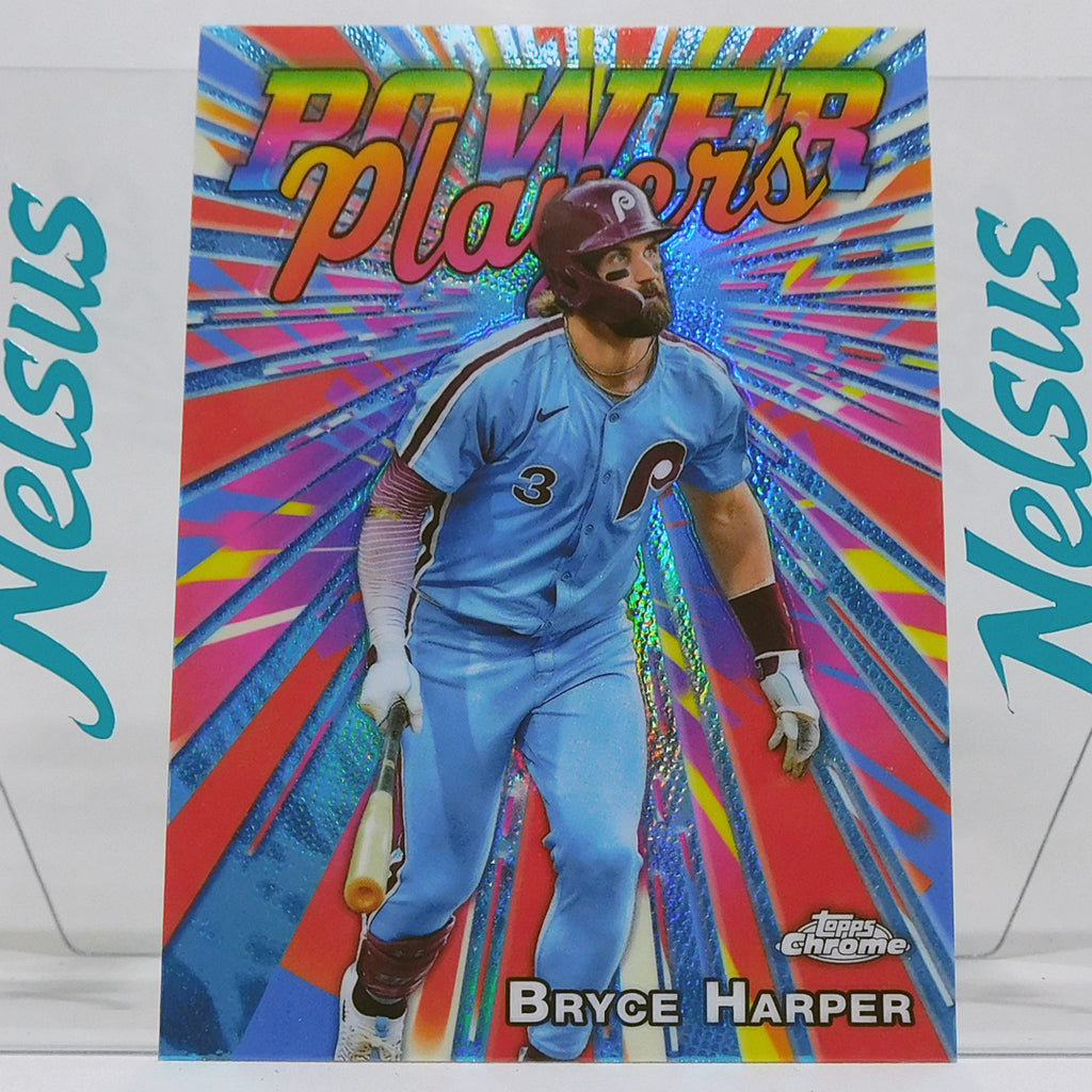 Tarjeta Bryce Harper • Insert Power Players • Philadelphia Phillies