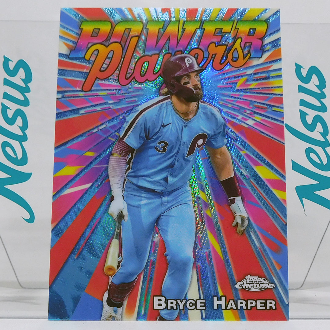 Tarjeta Bryce Harper • Insert Power Players • Philadelphia Phillies
