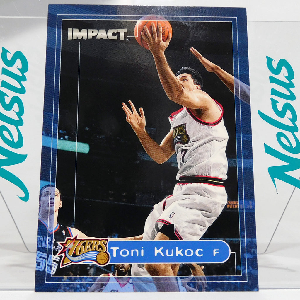 Tarjeta Toni Kukoc • Philadelphia 76ers • 1999