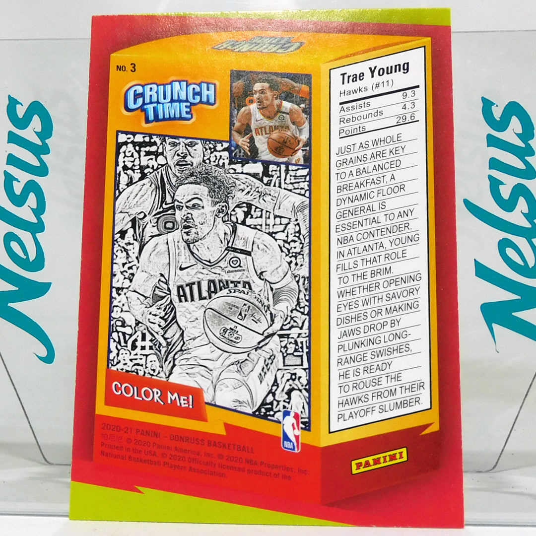 Tarjeta Trae Young • Insert Crunch Time • Atlanta Hawks