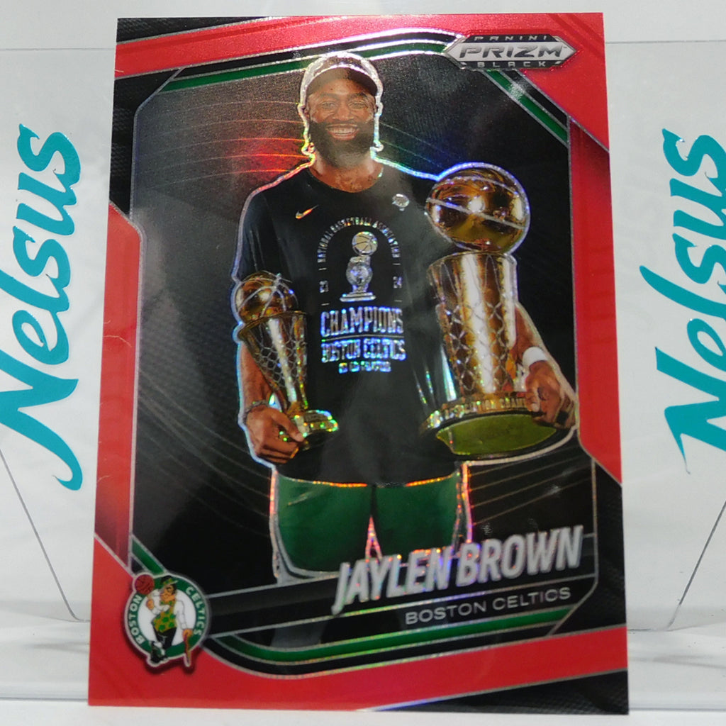 Tarjeta Jaylen Brown • Refractor Red • Numerada 031/299