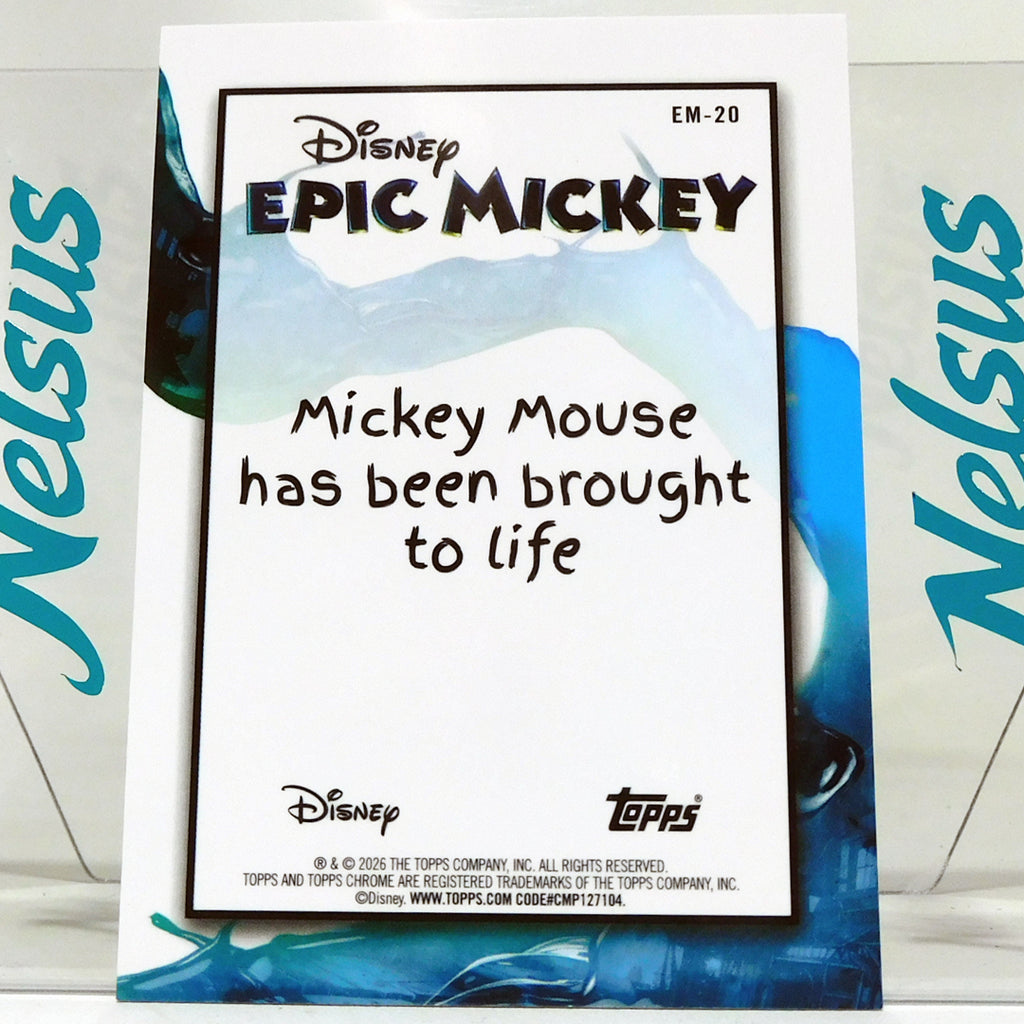 Tarjeta Mickey Mouse • Insert Epic Mickey Series