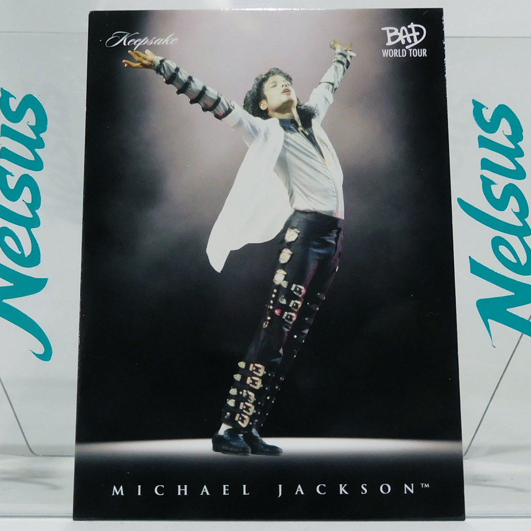 Tarjeta Michael Jackson • Bad World Tour