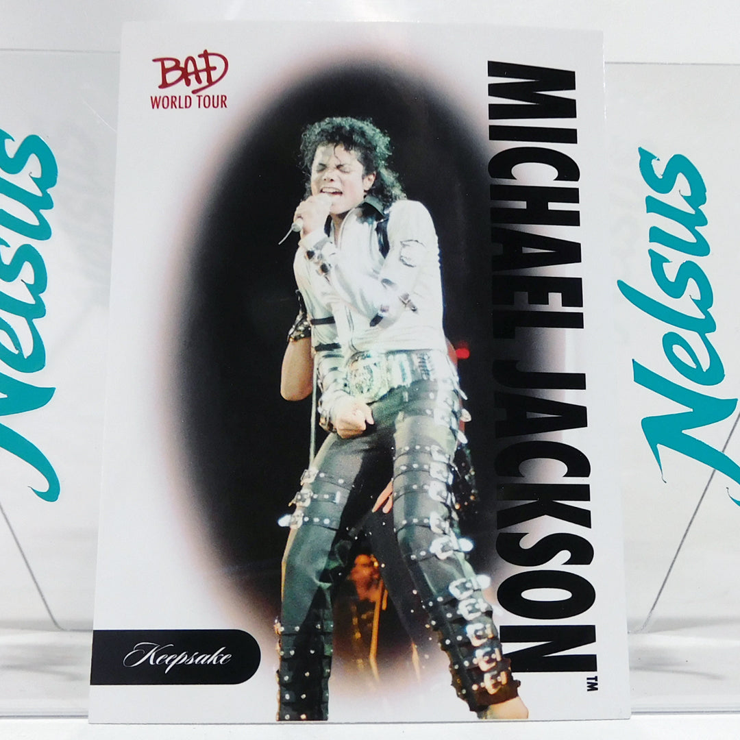 Tarjeta Michel Jackson • Bad World Tour