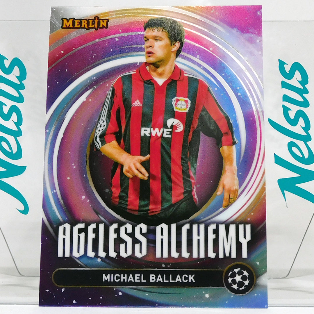 Tarjeta Michael Ballack • Insert Ageless Alchemy • Bayer 04 Leverkusen