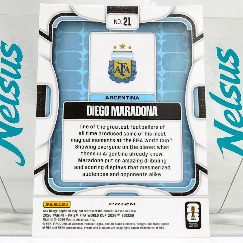 Tarjeta Diego Armando Maradona • Hyper Prizm • Argentina