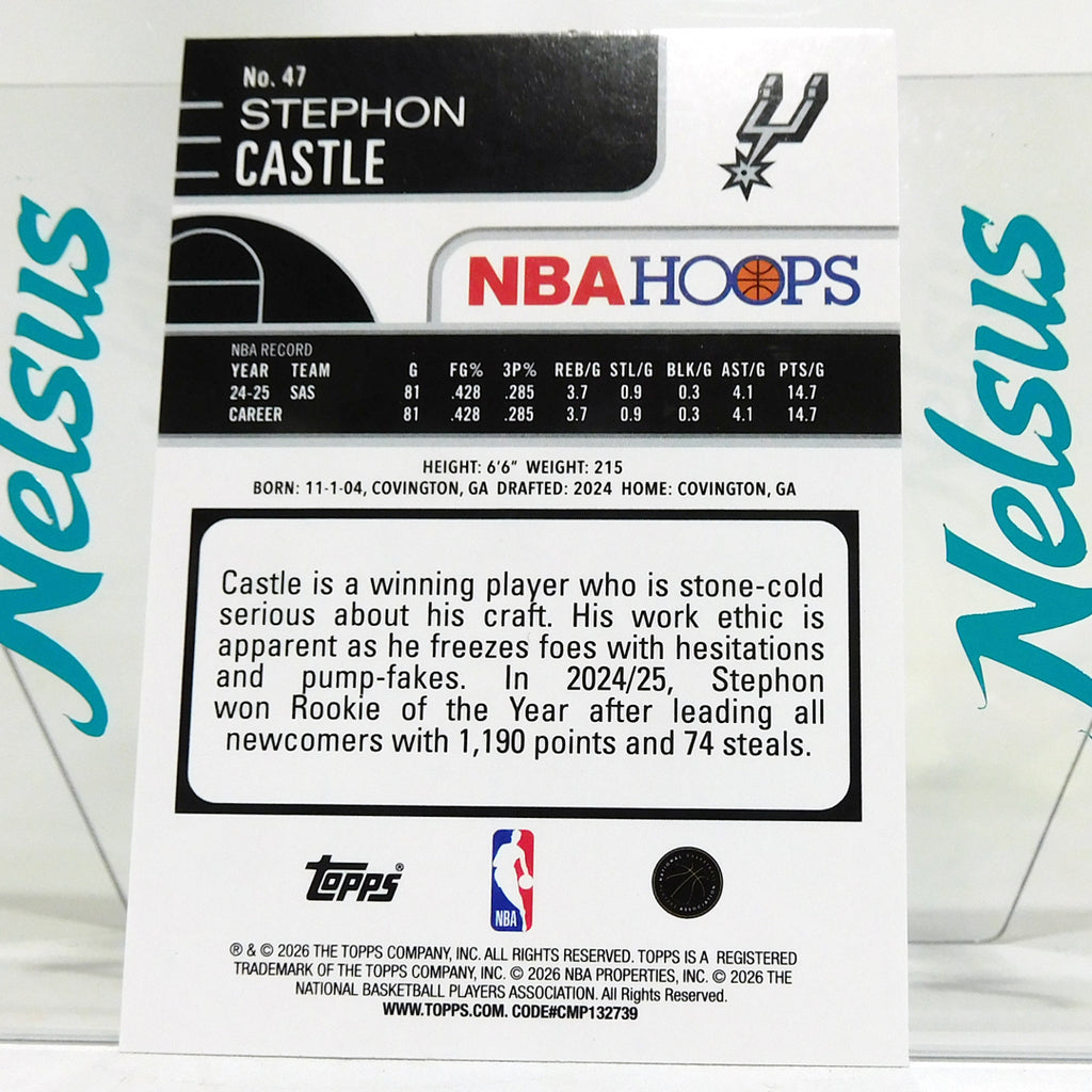 Tarjeta Stephon Castle Spurs San Antonio Parelela Version Holographic