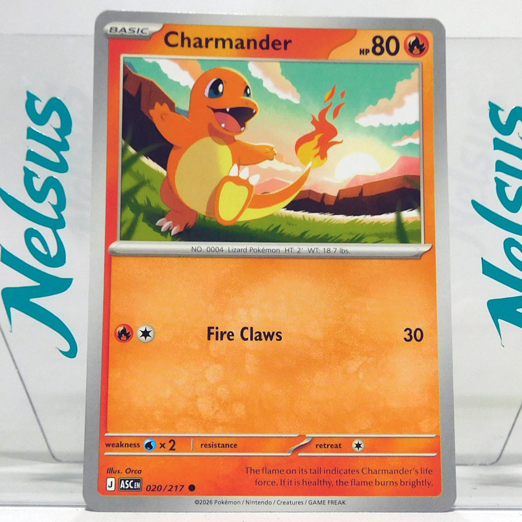 Tarjeta Charmander • 80 HP • Ascender Heroes