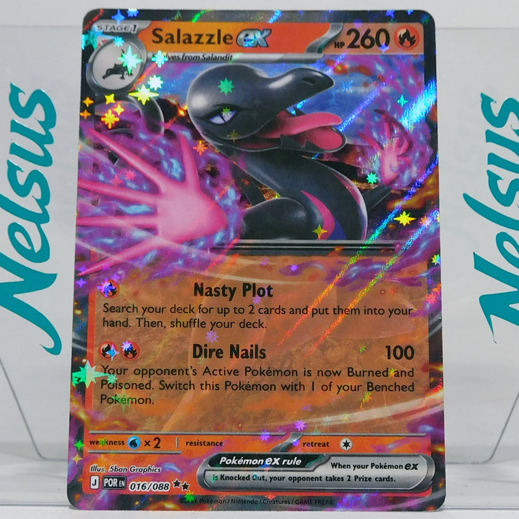Tarjeta Salazzle Ex • Double Rare • Perfecto Order