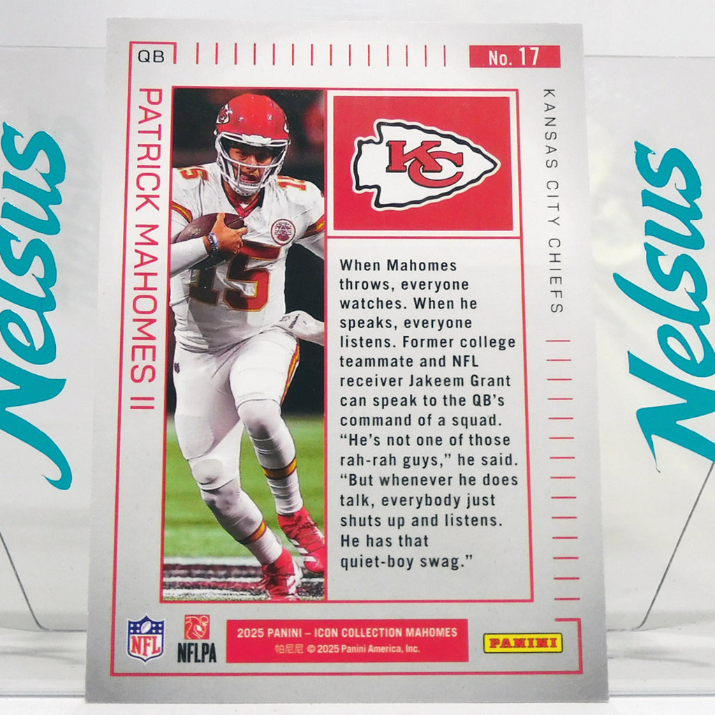Tarjeta Patrick Mahomes • Kansas City Chiefs