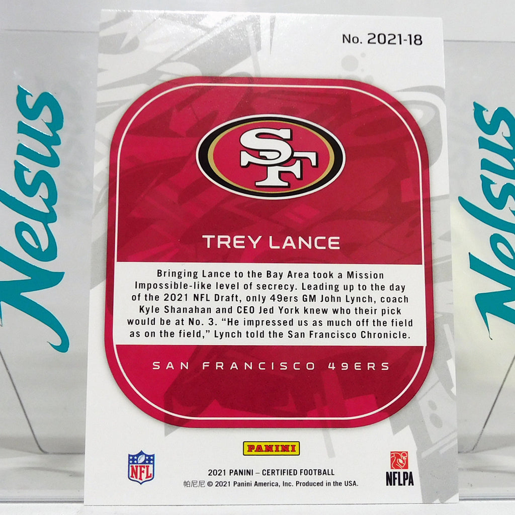 Tarjeta Trey Lance • Rookie Card • 49ers San Francisico