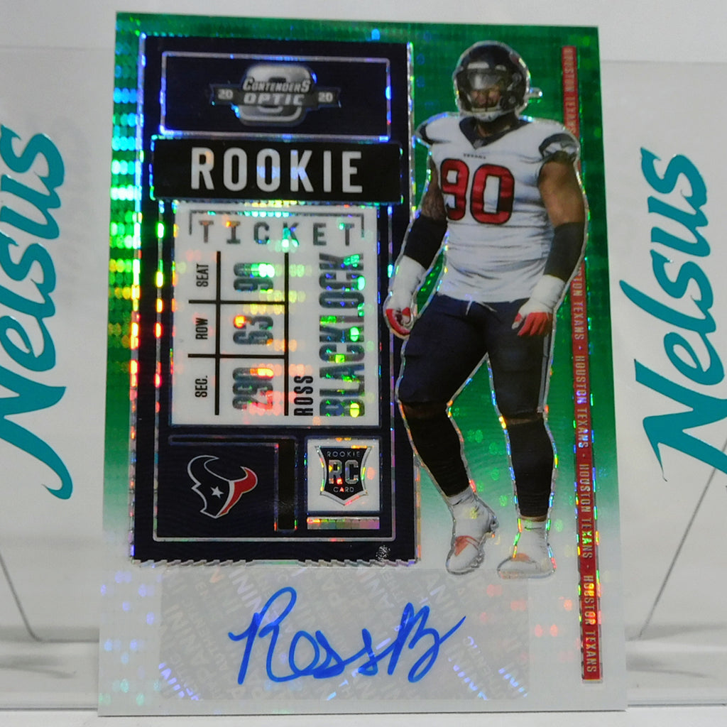 Tarjeta Ross Blacklock • Autografo • Num. 12/27 • Rookie Card •  Paralela