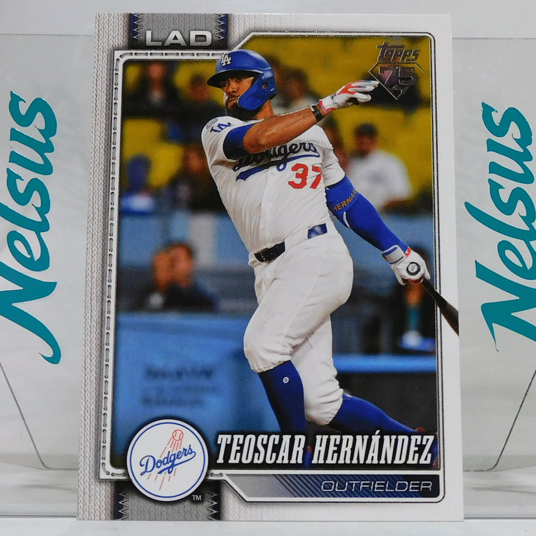 Tarjeta Teoscar Hernandez • Dodgers Los Angeles