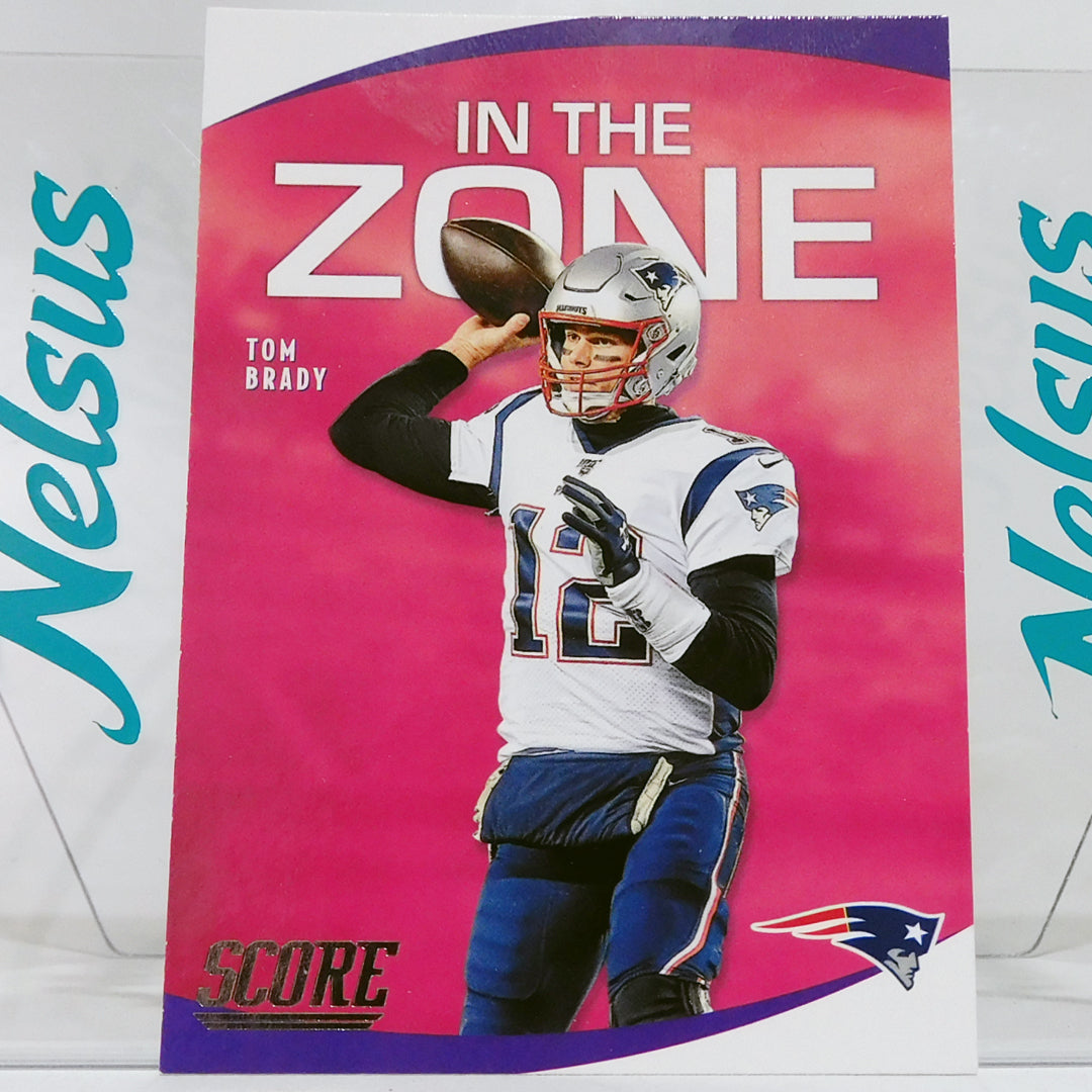 Tarjeta Tom Brady • Insert In The Zone • New England Patriots