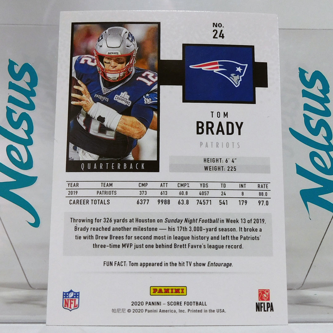 Tarjeta Tom Brady • New England Patriots