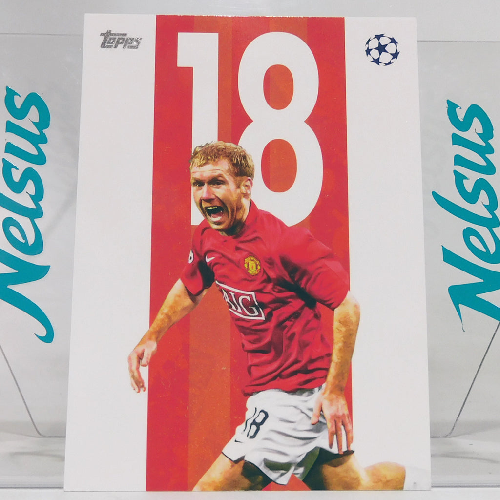 Tarjeta Paul Scholes • Insert BB-6 • Manchester United