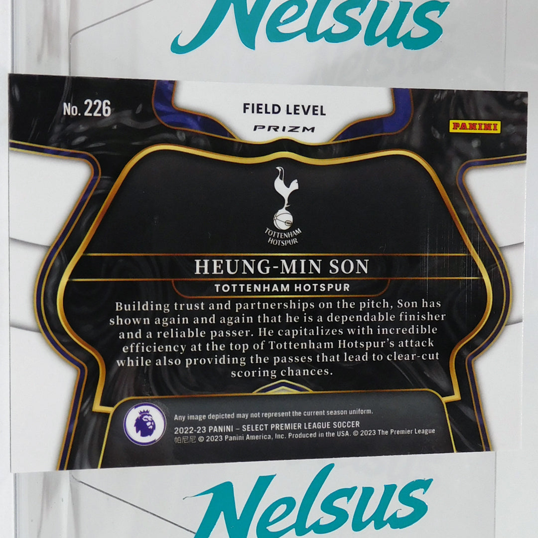 Tarjeta Heung-Min Son • Paralela Red Prizm • Tottenham Hotspur