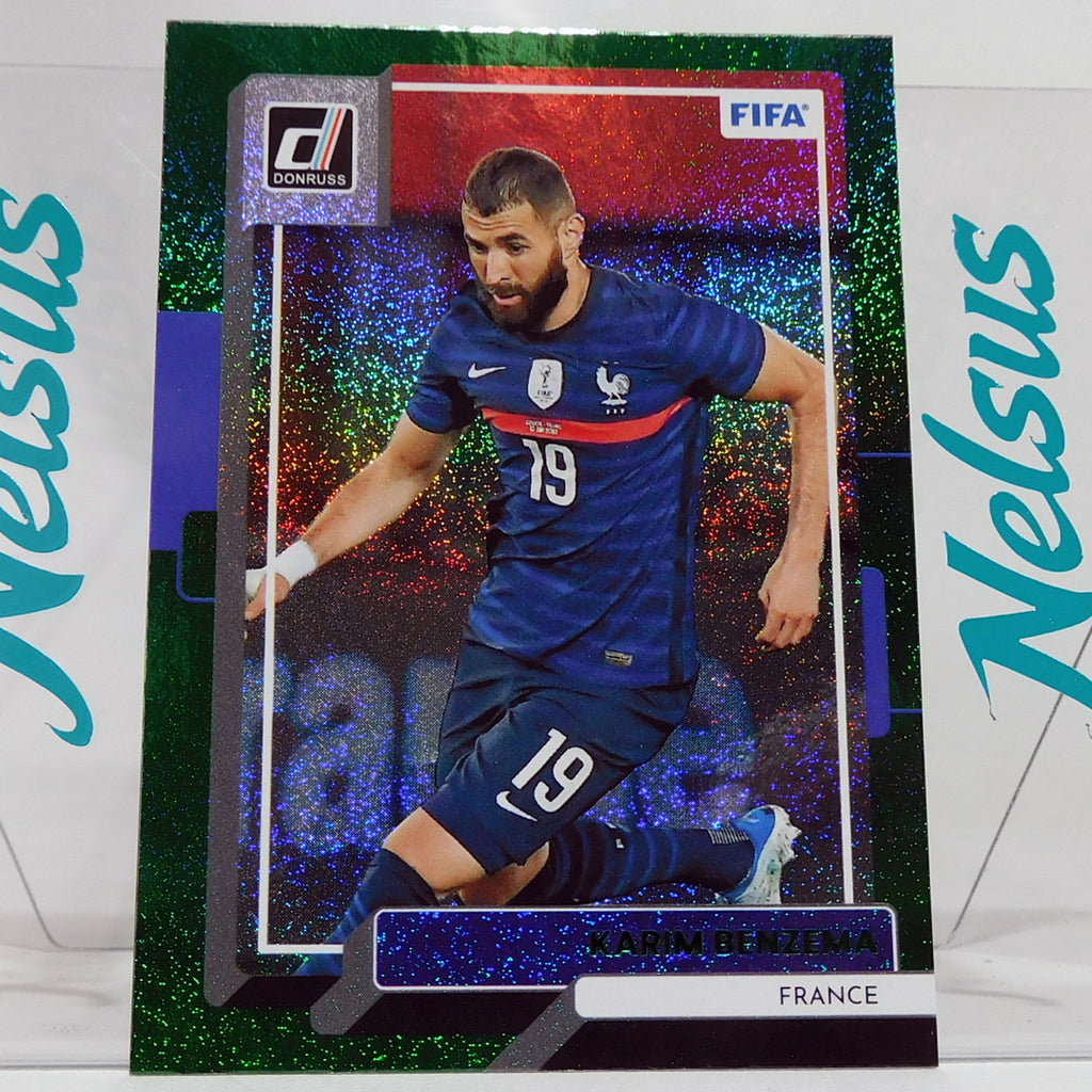 Tarjeta Karim Benzema • Paralela Green Lazer • France