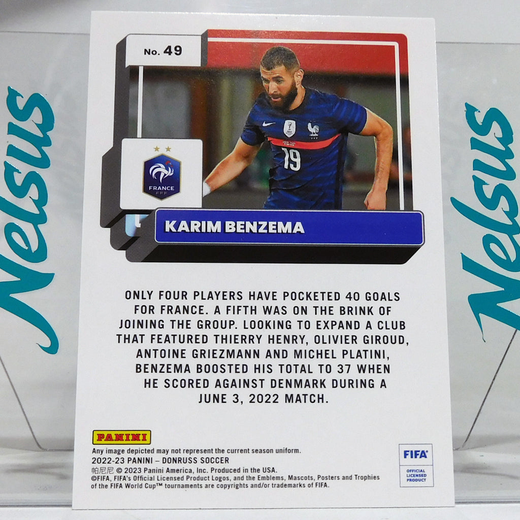Tarjeta Karim Benzema • Paralela Green Lazer • France
