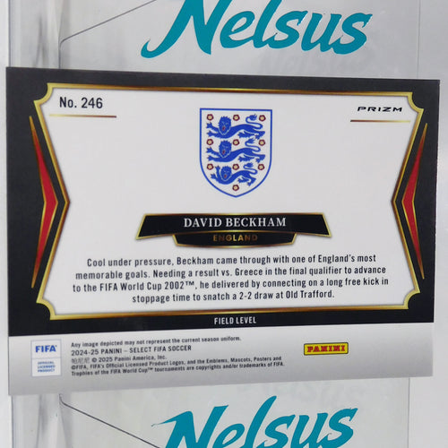 Tarjeta David Beckham • Refractor • Inglaterra