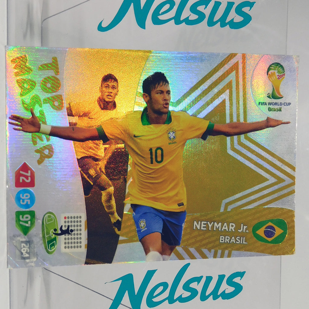 Tarjeta Neymar Jr. • Insert Top Master • Brasil