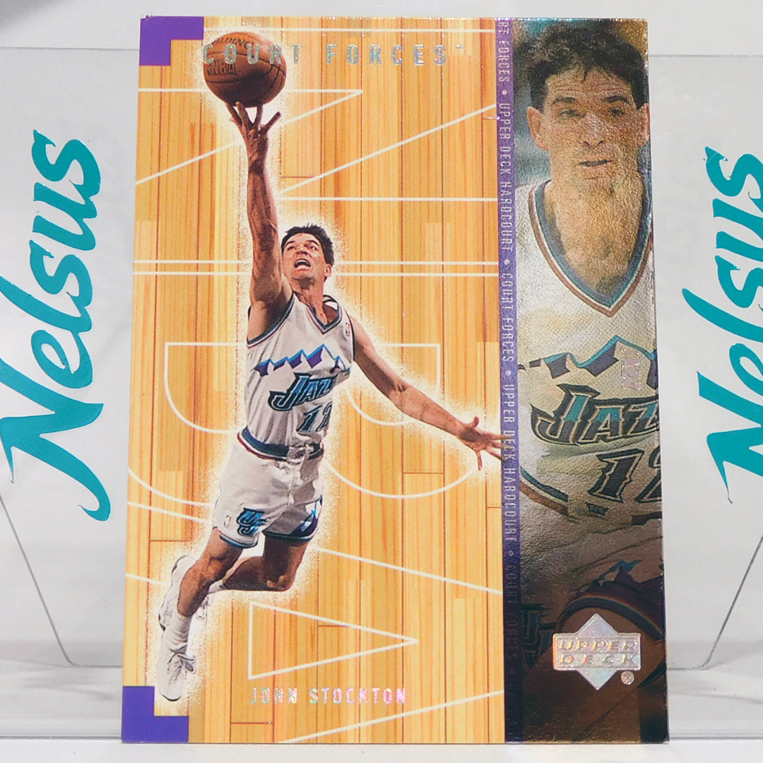 Tarjeta John Stockton • Insert Court Forces • Utah Jazz