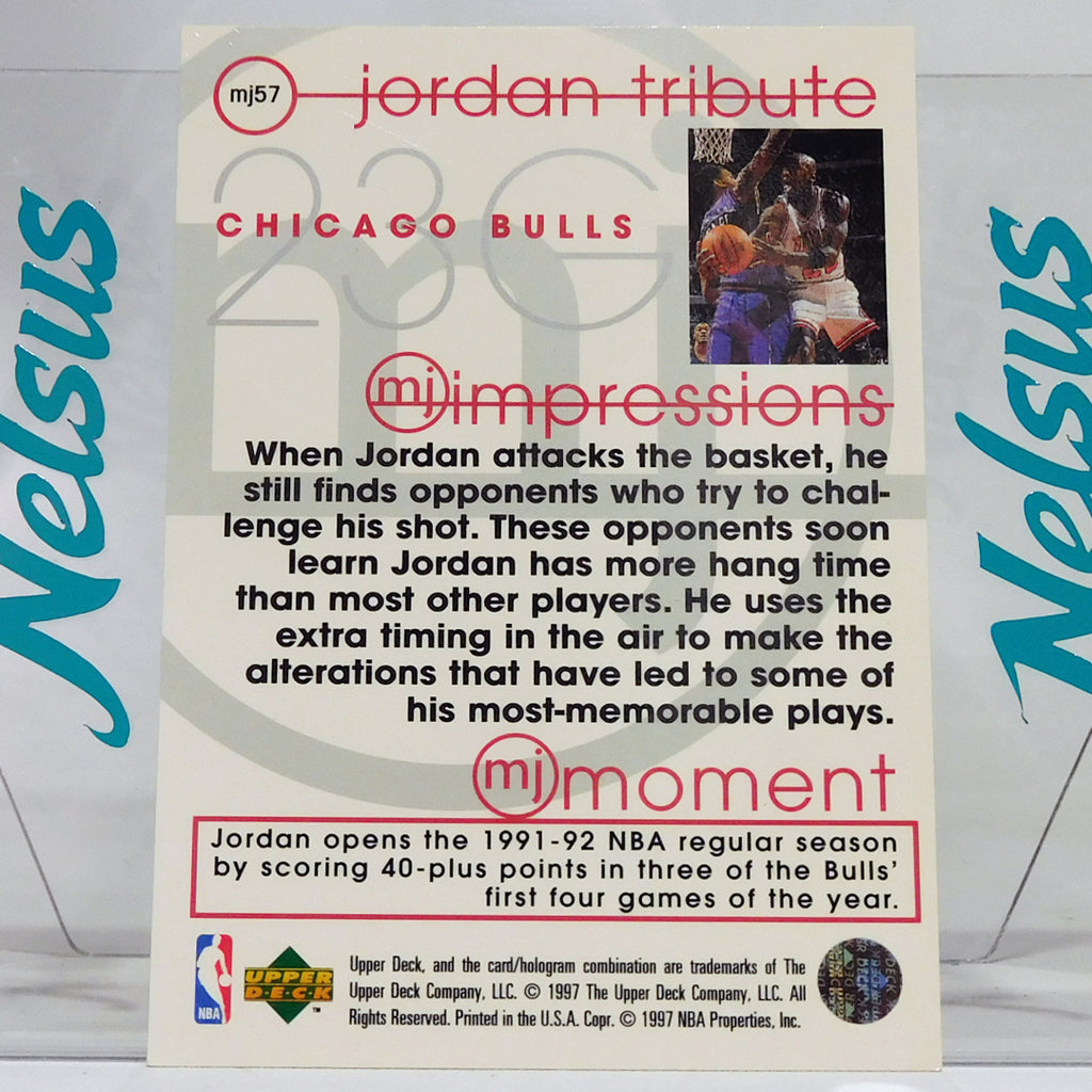 Tarjeta Michael Jordan • Insert Impressions • Chicago Bulls