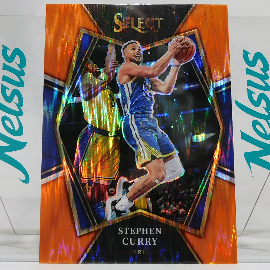 Tarjeta Stephen Curry • Paralell Orange Flash • Golden State Warriors