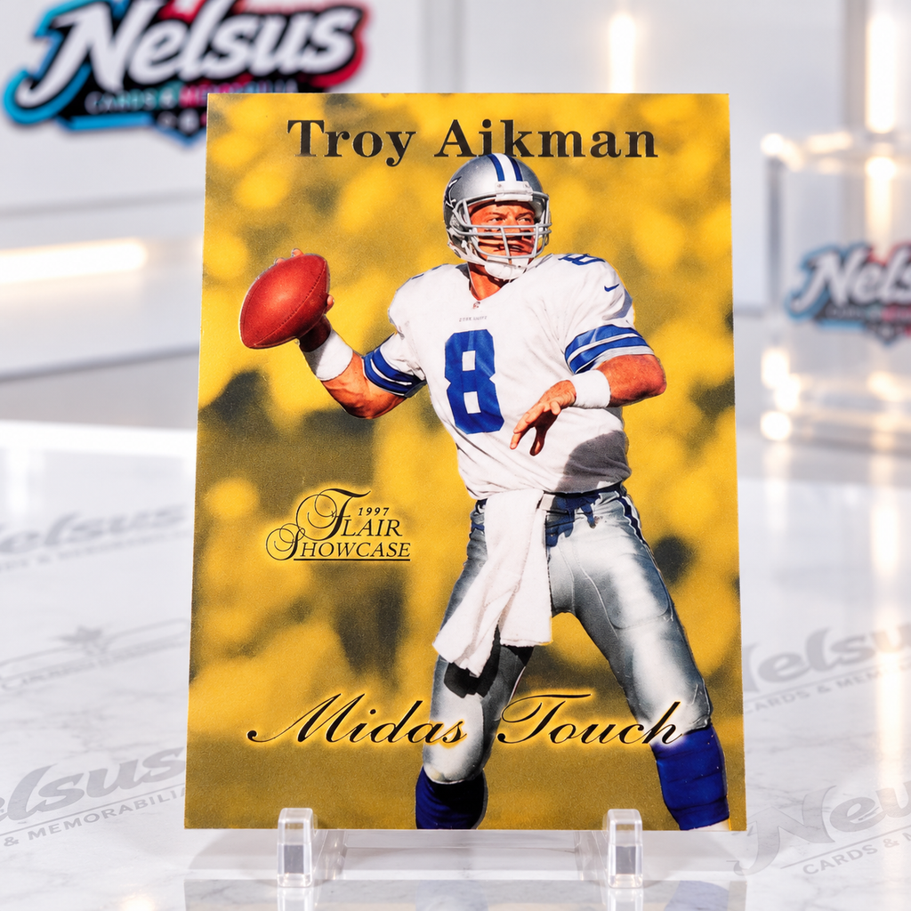 Tarjeta Troy Aikman • Insert Midas Touch • Dallas Cowboys