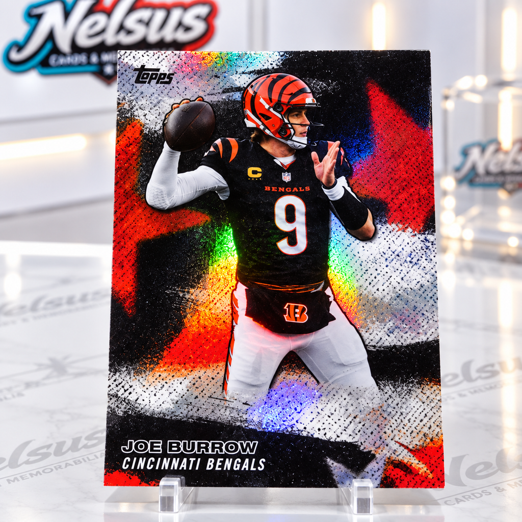 Tarjeta Joe Burrow • Insert Stars • Cincinnati Bengals