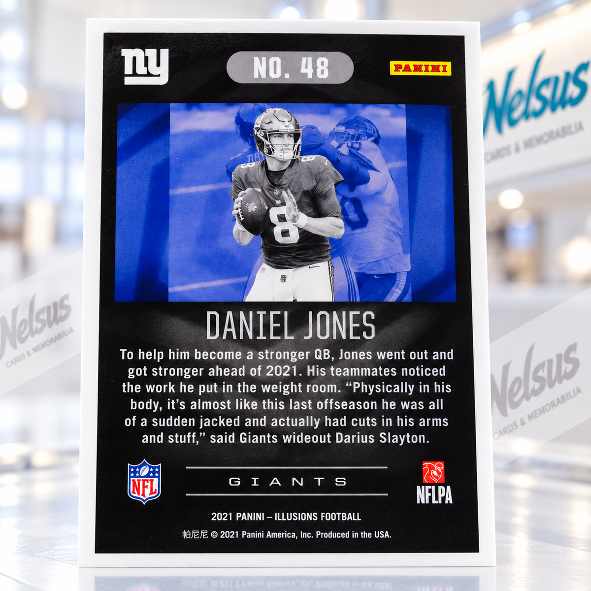 Tarjeta Daniel Jones • Num. 007/499 • Paralell Bronze