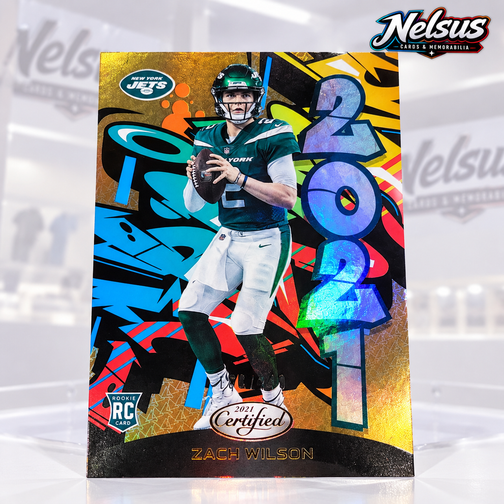 Tarjeta Zach Wilson • Rookie Card • Insert Graffiti