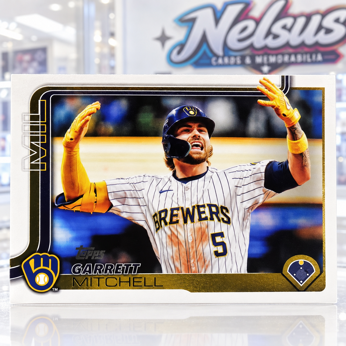 Tarjeta Garrett Mitchell • Milwaukee Brewers