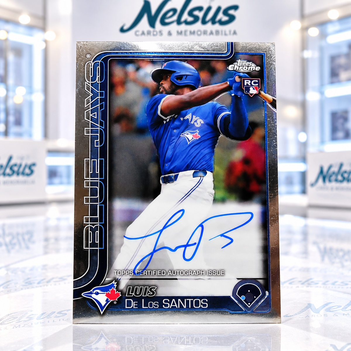 Tarjeta Luis de los Santos • Autografo • Rookie Card