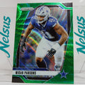 Tarjeta Micah Parsons Dallas Cowboys Panini Prizm NFL Green Prizm
