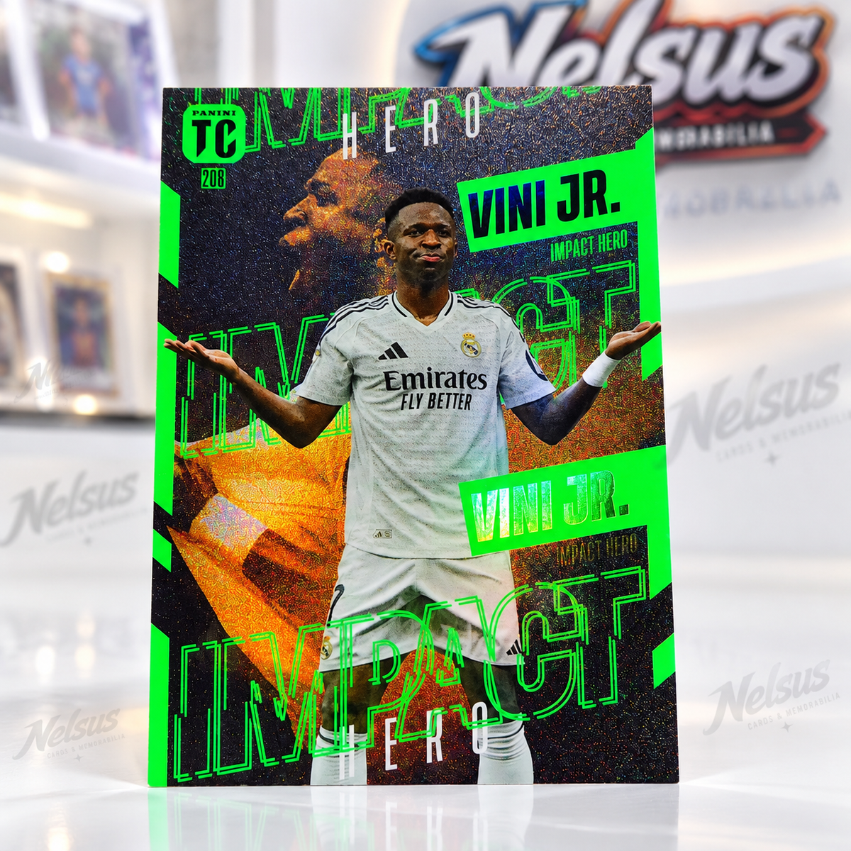 Tarjeta Vinicius Jr. • Insert Impact Hero • Foil