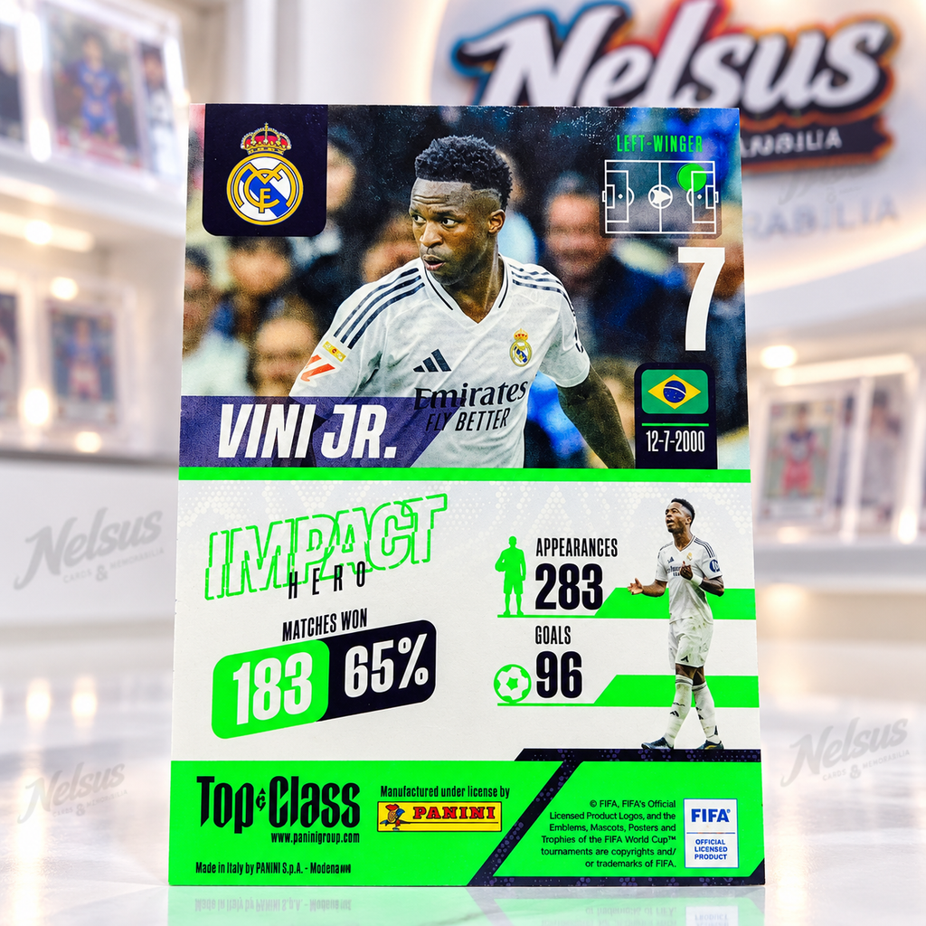 Tarjeta Vinicius Jr. • Insert Impact Hero • Foil