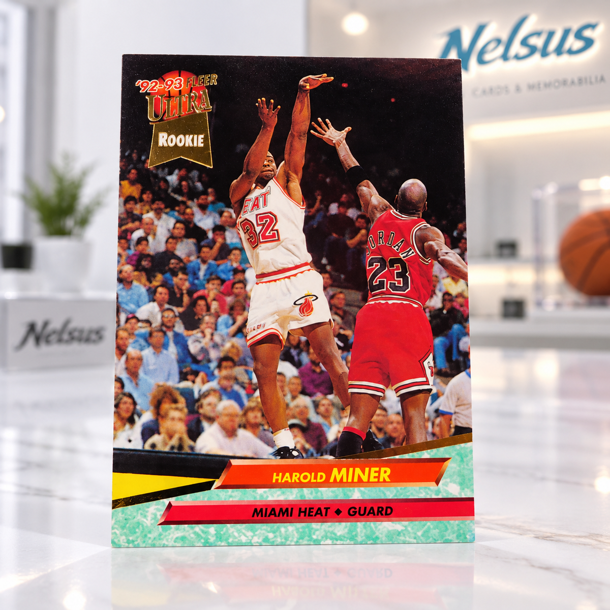 Tarjeta Michael Jordan • A la defensa • Chicago Bulls