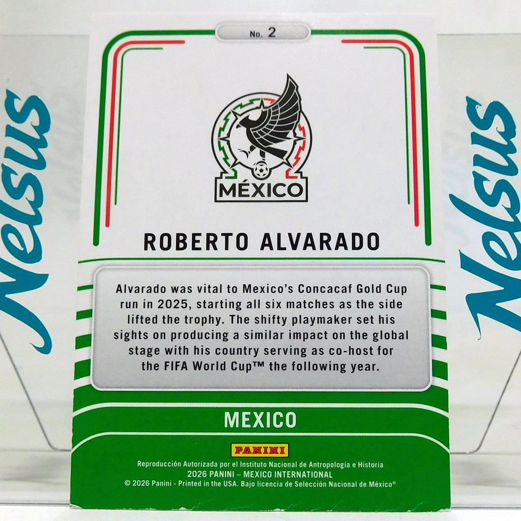 Tarjeta Roberto Alvarado Seleccion Mexico Limitless