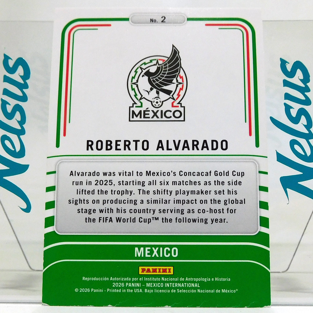 Tarjeta Roberto Alvarado Seleccion Mexico Limitless