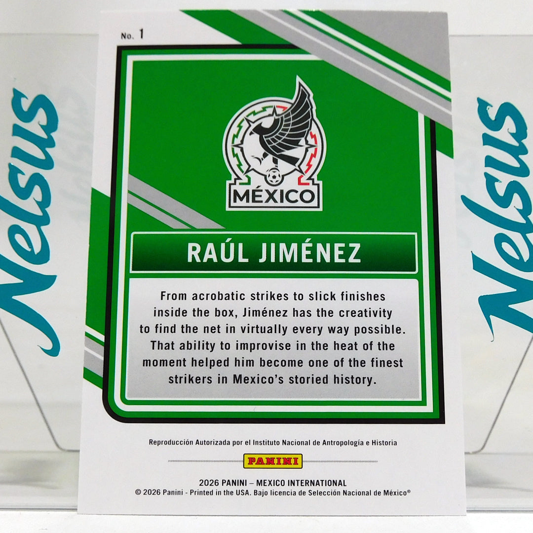 Tarjeta Raul Jimenez Selección México #1